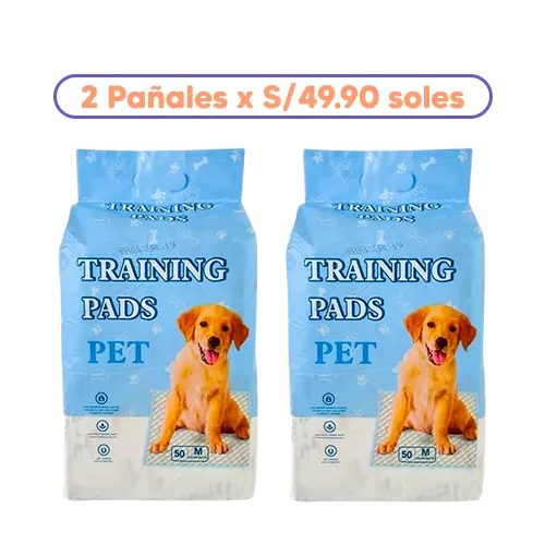 Promoción 2 Training Pads Medium 50 Unidades 40x60cm