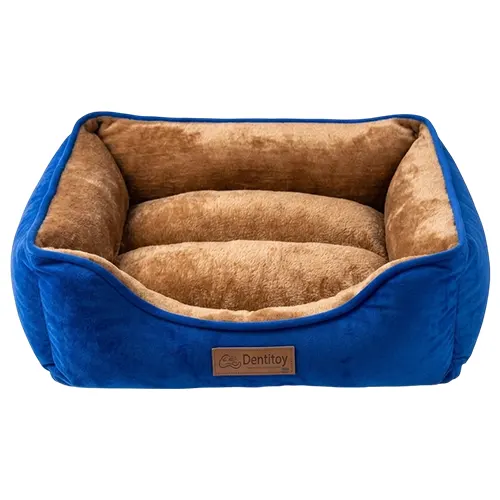 Dentitoy Cama Puff Milou Comfort Color Azul talla xl