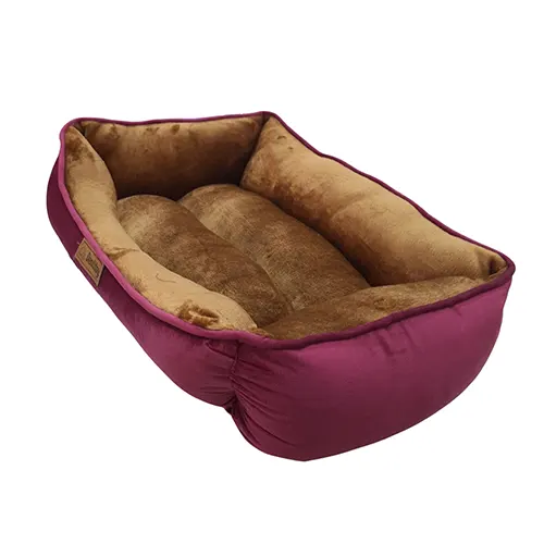 Dentitoy Cama Puff Milou Comfort Color Guinda