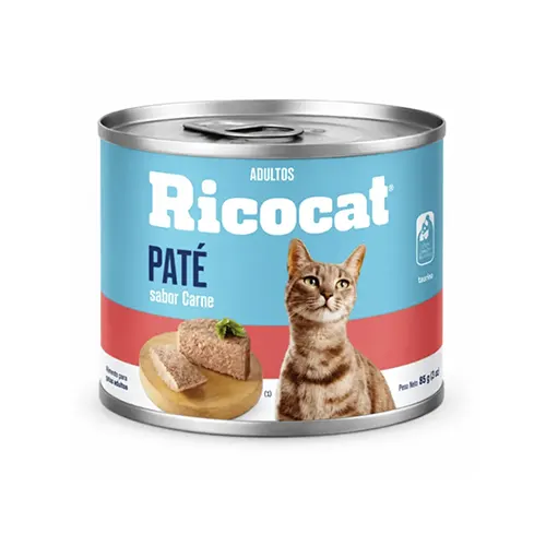 Ricocat Lata Adulto Pate Carne 180Gr