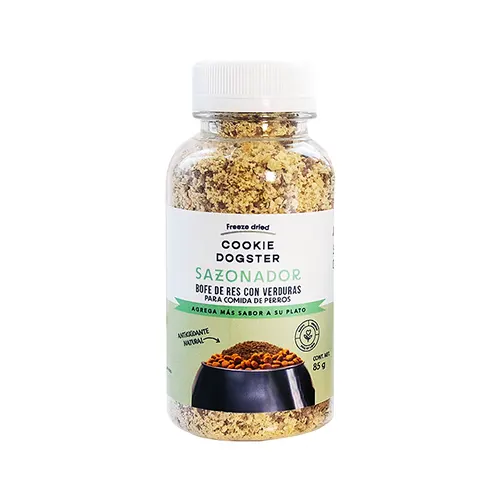 Cookie Dogster Sazonador para Perro Bofe de Res con Verduras 85Gr