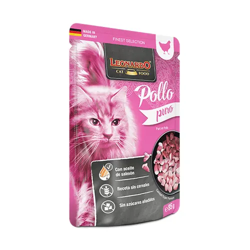 Leonardo Cat Pouch Puro Pollo 85Gr