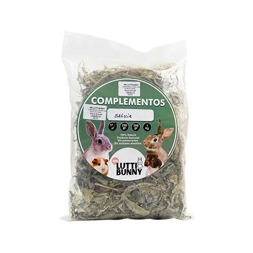 Mr. Lutti Bunny Complementos para Conejo Salvia 100Gr