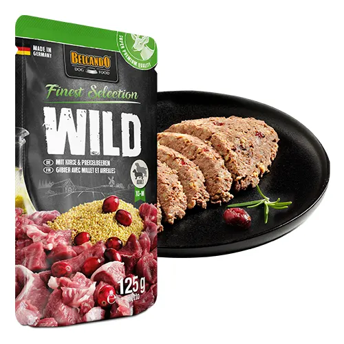 Belcando Dog Pouch Venado con Mijo y Arándanos 125Gr