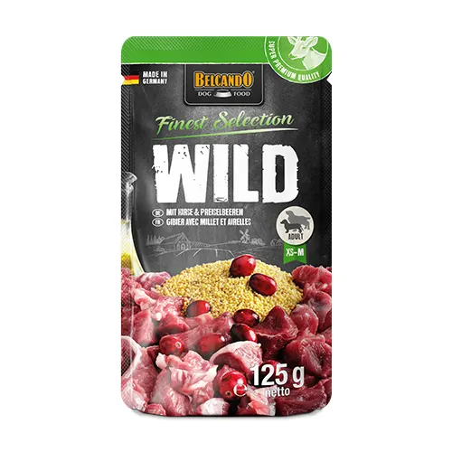 Belcando Dog Pouch Venado con Mijo y Arándanos 125Gr