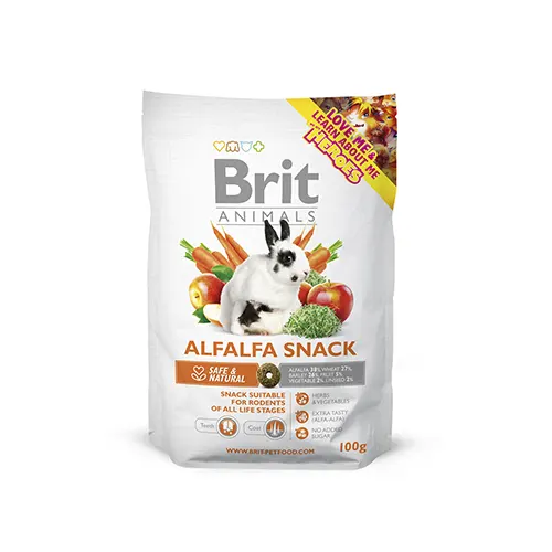 Brit Animals Alfalfa Snack 100Gr
