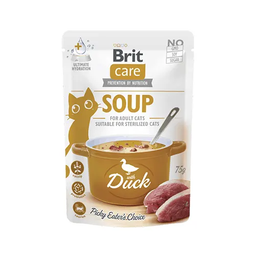 Brit Care Soup Cat Sterilized Duck 75Gr