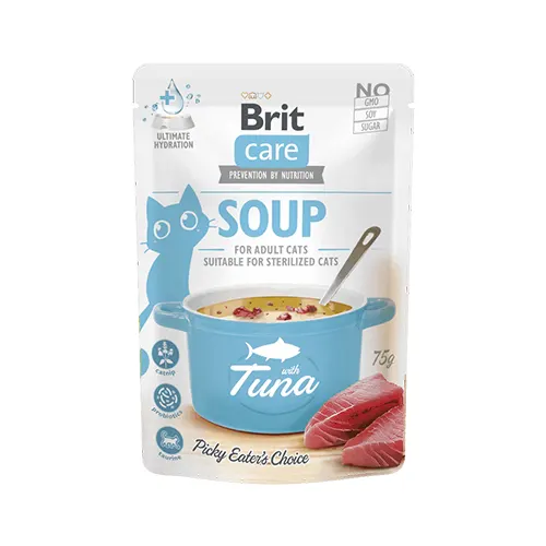 Brit Care Soup Cat Sterilized Tuna 75Gr