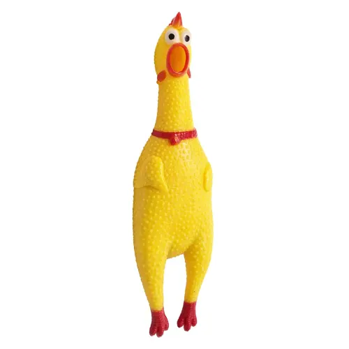 La Mascota de Keli juguete Pollito de Goma para Perro 35cm