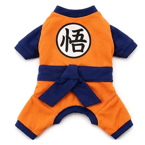 Mac Disfraz Enterizo de Goku para Mascota