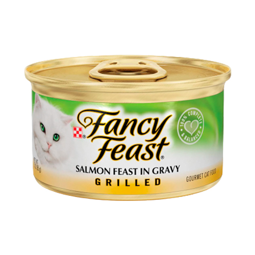 fancy feast lata gato adulto salmón salsa 85gr