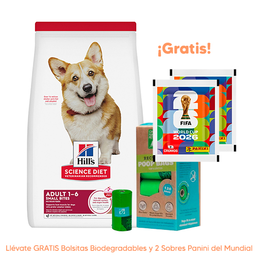 Hills SD Canine Adulto 1-6 Small Bites Cordero y Arroz 2Kg Hills SD Canine Adulto 1-6 Small Bites Cordero y Arroz 2Kg